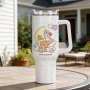 VEVOR Sublimationsbecher 8 Stk. (1183 mL), Sublimationstumblers aus Edelstahl mit Deckeln & Strohhalm & Griff, Doppelwandige Isolierte Sublimationsrohlinge für Individuelle DIY-Gestaltung Geschenke
