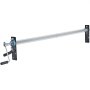 VEVOR Planenroller-Set mit Handkurbel, 162,6 cm bis 264,2 cm breit, Aluminiumlegierung, manueller Planenroller auf Kabinenhöhe für Muldenkipper mit 17,8 cm Schwammgriff, perfekt für Muldenkipper, Anhä