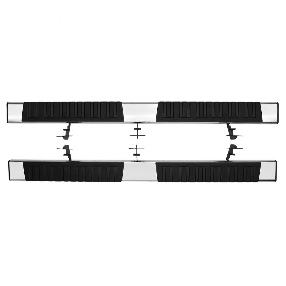 VEVOR Trittbretter Kompatibel mit 2009-2018 Dodge Ram 1500/2010-2023 Ram 2500/3500 (einschließlich 2019-2023 Classic) Crew Cab, 201 Edelstahl-Seitentrittbretter 227 kg, 152,4 mm, 2 Stück