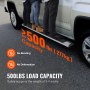 VEVOR Trittbretter Kompatibel mit 2009-2018 Dodge Ram 1500/2010-2023 Ram 2500/3500 (einschließlich 2019-2023 Classic) Crew Cab, 201 Edelstahl-Seitentrittbretter 227 kg, 152,4 mm, 2 Stück