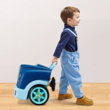 VEVOR Motorspielzeug 60-teilig-Set Kindermechaniker Autoreparaturset LKW Blau