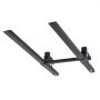 VEVOR Palettengabeln zum Anklemmen 1524mm Gabelzinken mit 907kg Tragkraft, Staplergabel für Traktorlader & Kompaktlader, Stahlkonstruktion, 500-915 mm Verstellbare Stabilisatorstange, Gelbe Spitzen