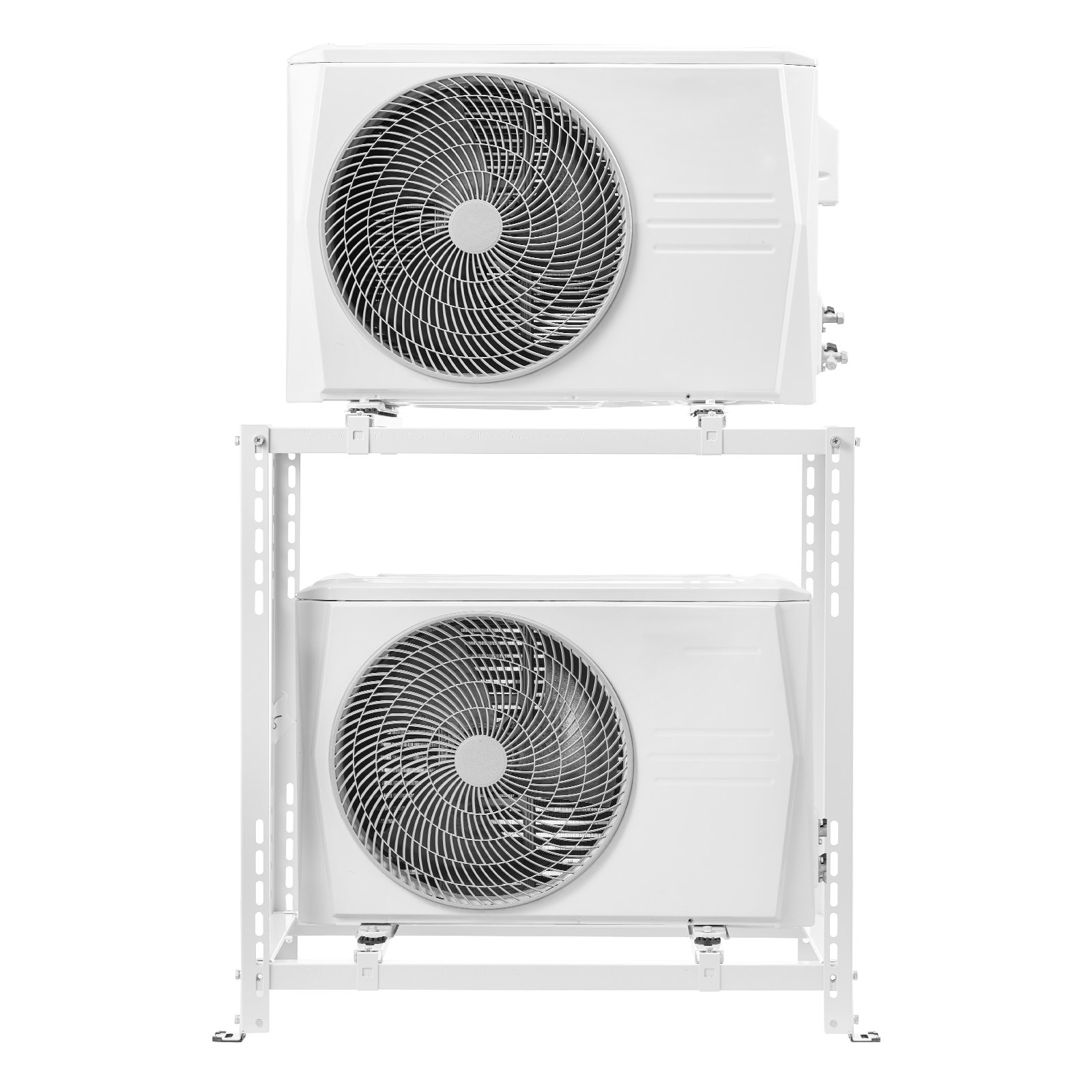 VEVOR Air Conditioner Floor Stand, Mini Split Stand for 9000-18000 BTU Ductless Air Conditioner Heat Pump, AC Base Bracket for Floor Mounting with Max. 250 kg Load Capacity, Two Levels