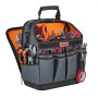 VEVOR Offene Werkzeugtasche 33,5x23x39cm, Aufbewahrungstasche mit 24 Innen- & 15 Außenfächern, Wasserfester Werkzeug-Organizer aus Polyester mit Schultergurt & Tragegriff, Werkzeugtrage für Handwerker
