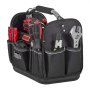 VEVOR Offene Werkzeugtasche 33x20x25cm, Aufbewahrungstasche mit 14 Innen- & 19 Außenfächern, Wasserfester Werkzeug-Organizer aus Polyester mit Schultergurt & Tragegriff, Werkzeugtrage für Handwerker