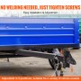 VEVOR verstellbarer Anhängerkupplungs-Kanalhalterungssatz mit 5 Positionen, 2-5/16 Zoll, 15000 lbs