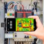 VEVOR Wärmebildkamera für Android, 512x384 Super IR 256x192 IR-Auflösung Thermobildkamera für Smartphone Tablet mit USB-C Anschluss, 25Hz Infrarotkamera mit 15 Farbpaletten für -20°C-550°C Inspektion
