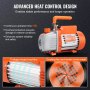 VEVOR Vakuumpumpe 150W Unterdruckpumpe 1-stufig Klimaanlage Pumpe 100L/min Durchfluss 1440U/min Drehzahl 0,64/1,27cm SAE Einlass Vakuumgeräte 5Pa Motor aus reinem Kupfer HVAC/Auto Kältemittelaufladung
