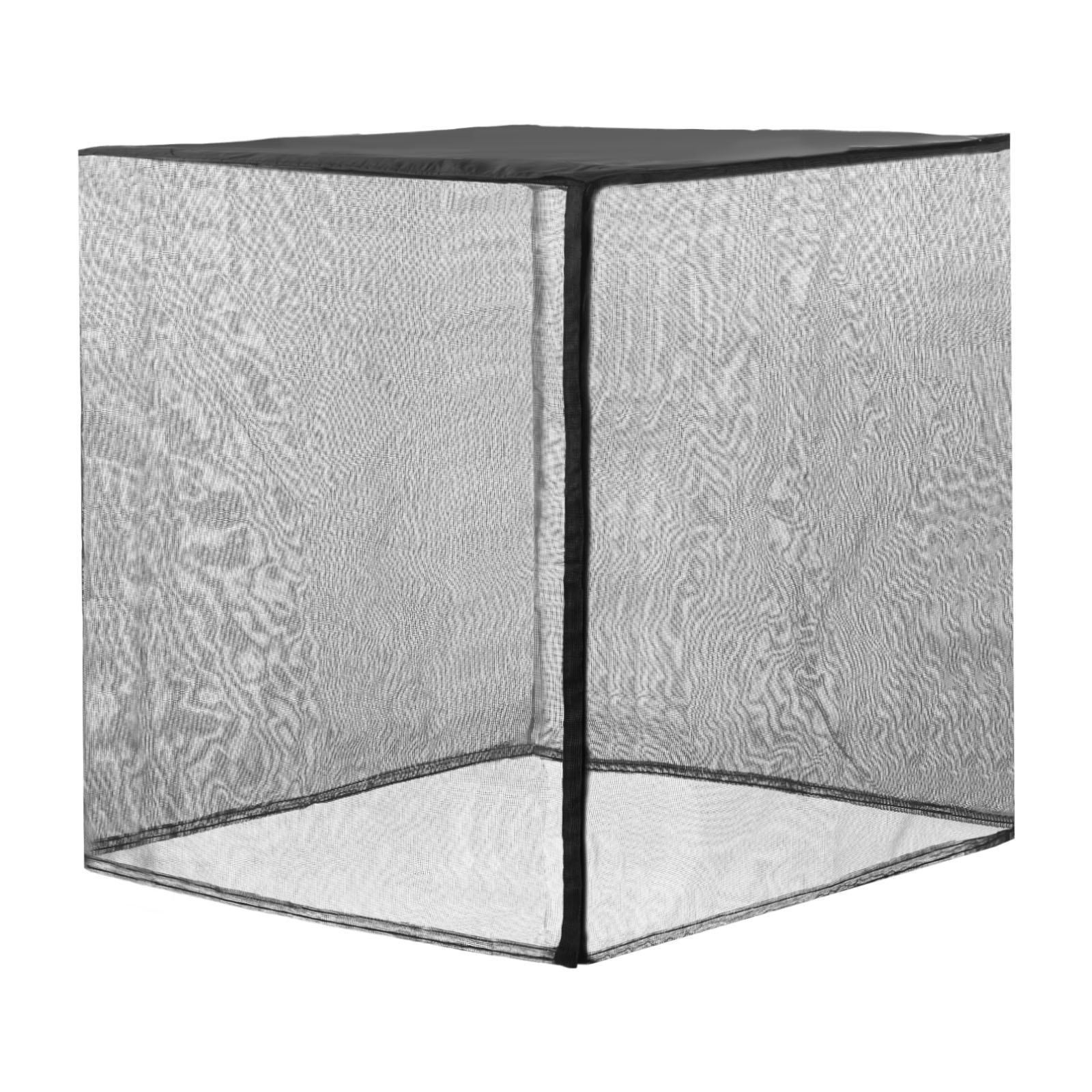 VEVOR Klimaanlagenabdeckung, 914 x 914 x 1010 mm, Schutzabdeckung, zweilagig, Schutzhülle, abnehmbares Dach, wasserdichtes Polyester, universeller HVAC-Schutz für Außenklimaanlagen, schwarz