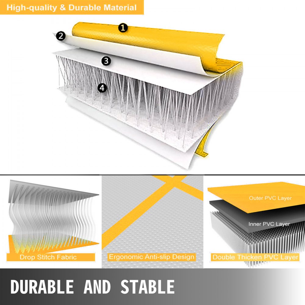 3M Air Track Tumbling Matte Aufblasbar Gymnastikmatte Turnmatte Yoga Mat 20cm