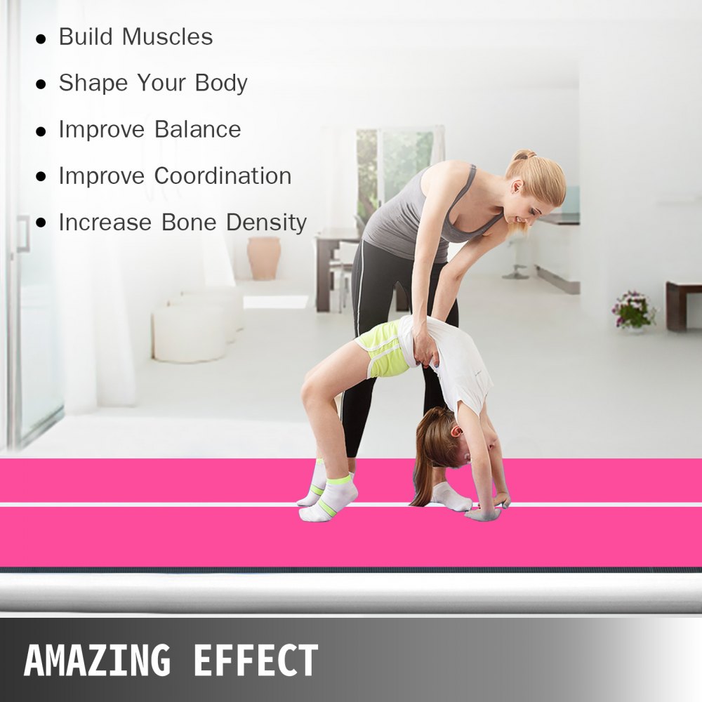 3M Air Track Tumbling Matte Aufblasbar Gymnastikmatte Turnmatte Yoga Mat 20cm