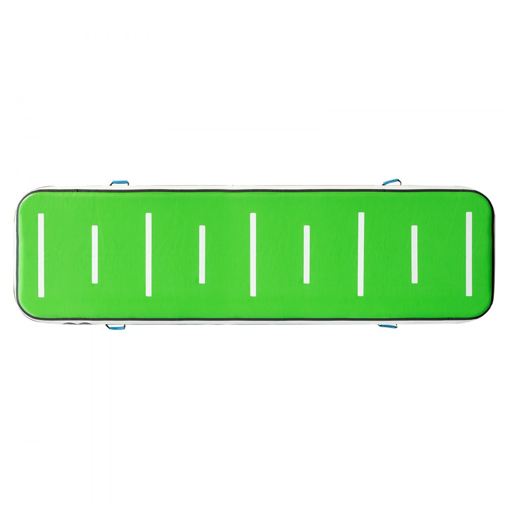 VEVOR 400X100X20 cm Gymnastikmatte Tumbling Matte Aufblasbar Turnhallen Matten Luft Bahn Air Track Matte Gymnastische Turnhalle  Trainingsmatten Ohne Pumpe (Blaugrün)