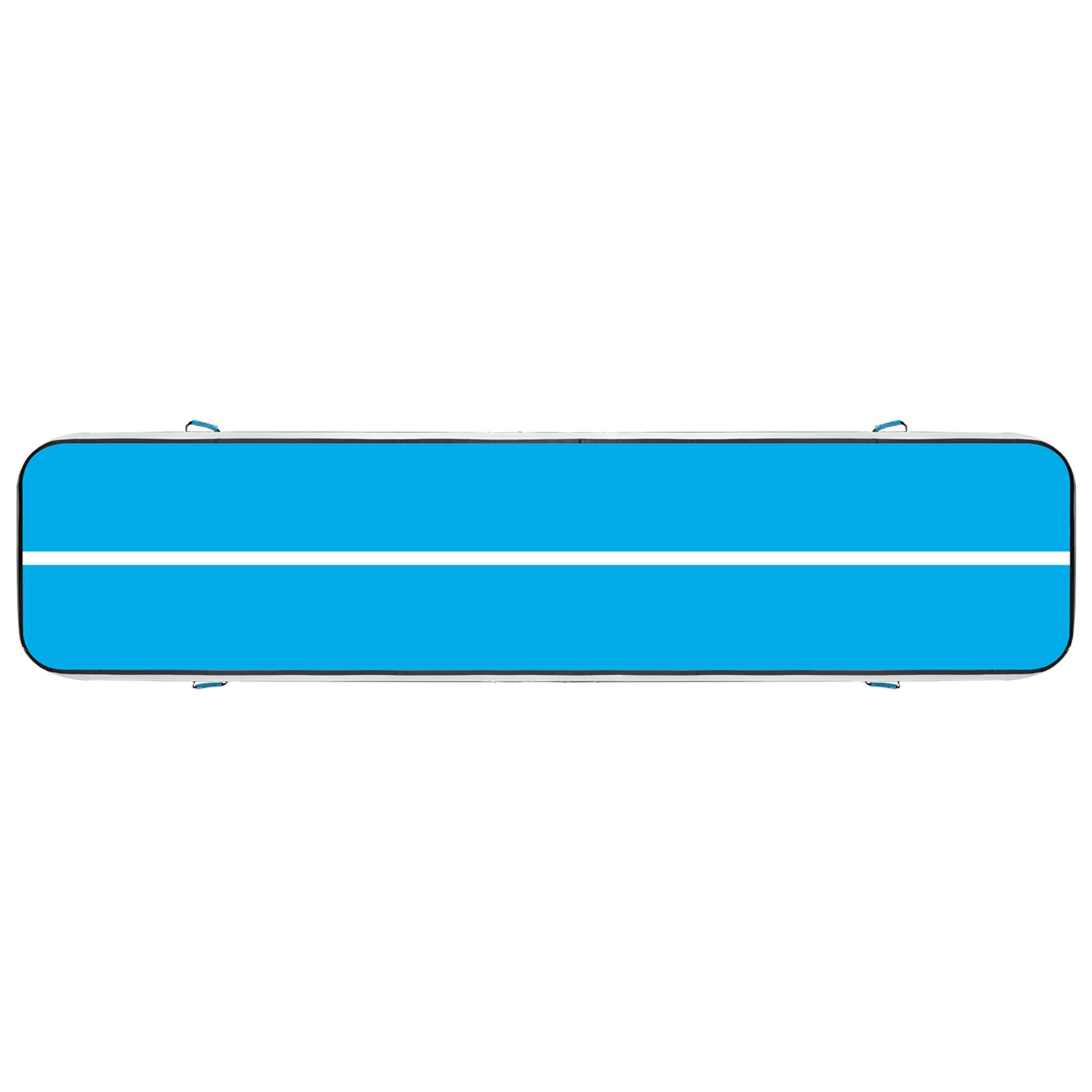 VEVOR 500X100X10 cm Gymnastikmatte Tumbling Matte Aufblasbar Turnhallen Matten Luft Bahn Matte Gymnastische Turnhalle Trainingsmatten Ohne Pumpe (Blaugrün)