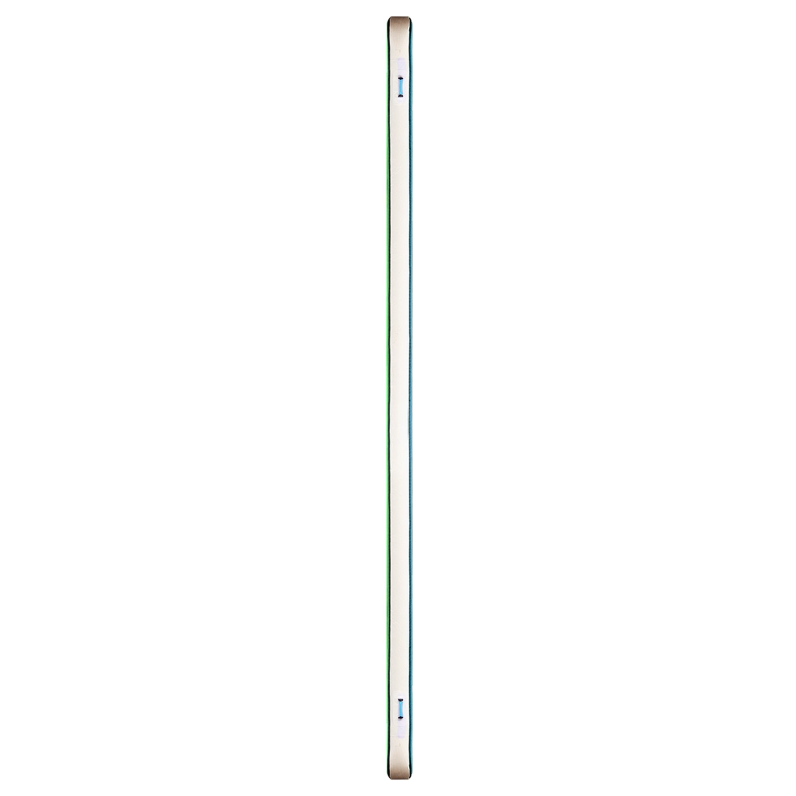 VEVOR 500X100X10 cm Gymnastikmatte Tumbling Matte Aufblasbar Turnhallen Matten Luft Bahn Matte Gymnastische Turnhalle Trainingsmatten Ohne Pumpe (Blaugrün)