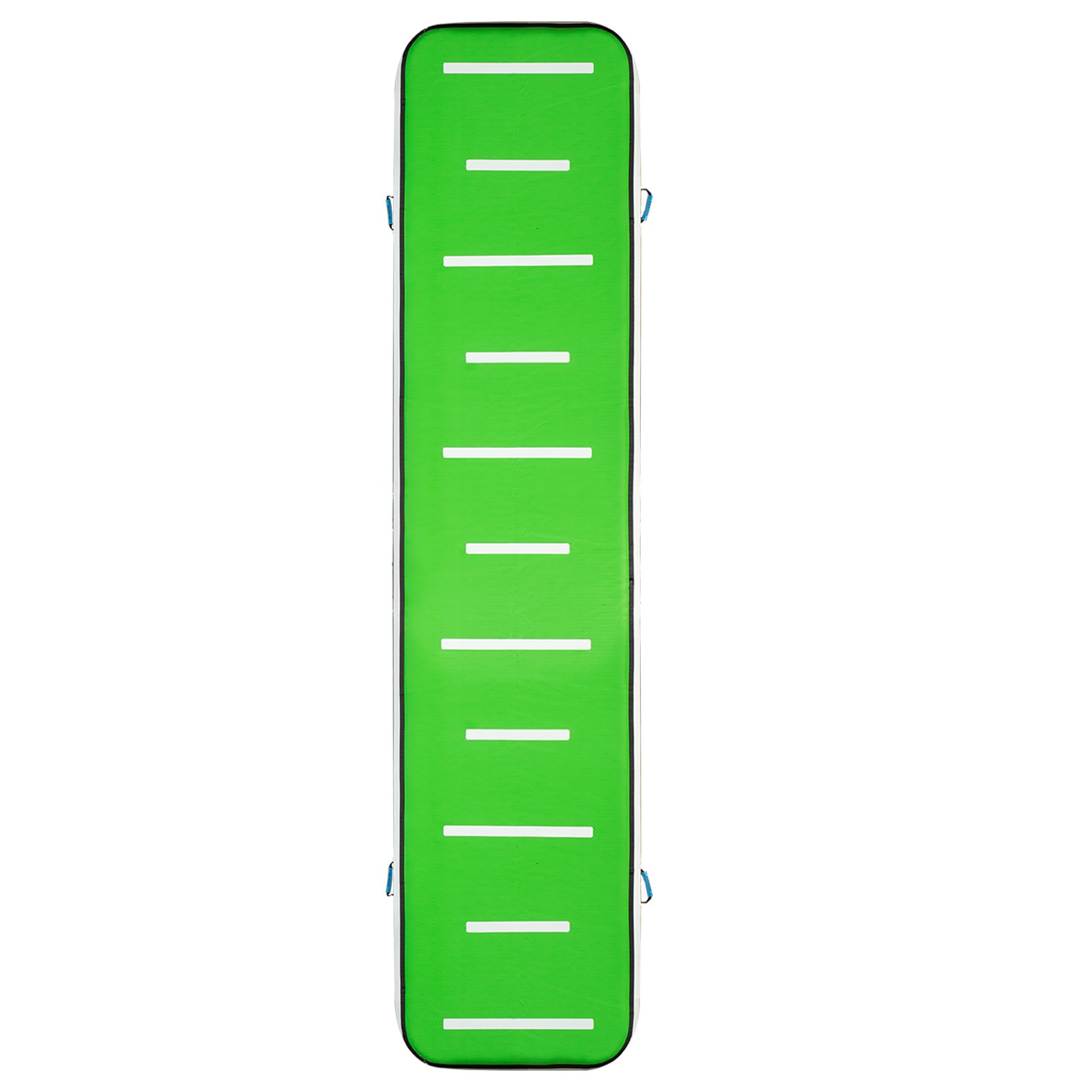 VEVOR 500X100X10 cm Gymnastikmatte Tumbling Matte Aufblasbar Turnhallen Matten Luft Bahn Matte Gymnastische Turnhalle Trainingsmatten Ohne Pumpe (Blaugrün)