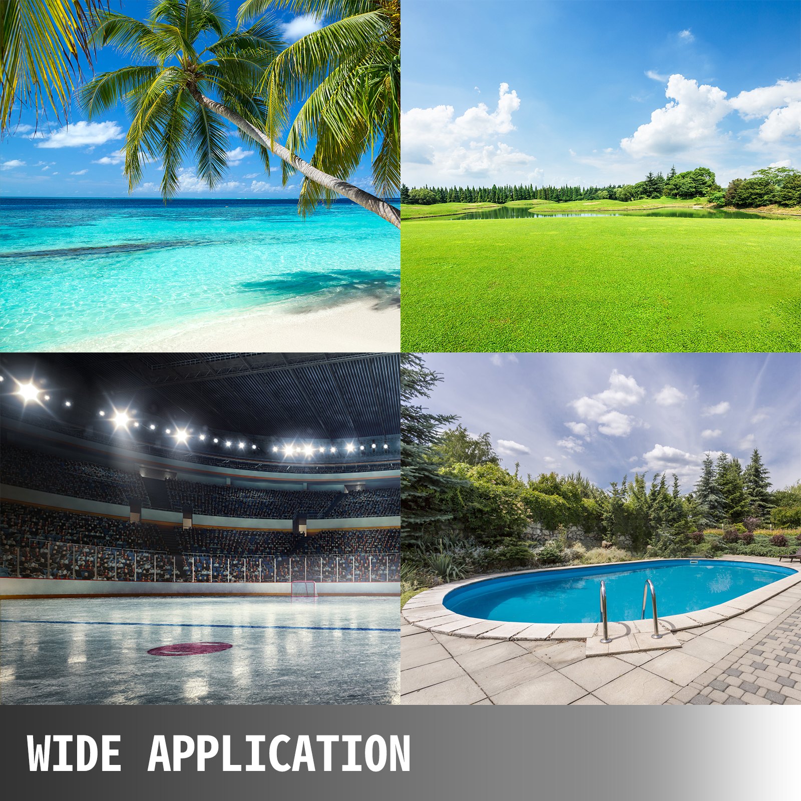 VEVOR 500X100X10 cm Gymnastikmatte Tumbling Matte Aufblasbar Turnhallen Matten Luft Bahn Matte Gymnastische Turnhalle Trainingsmatten Ohne Pumpe (Blaugrün)