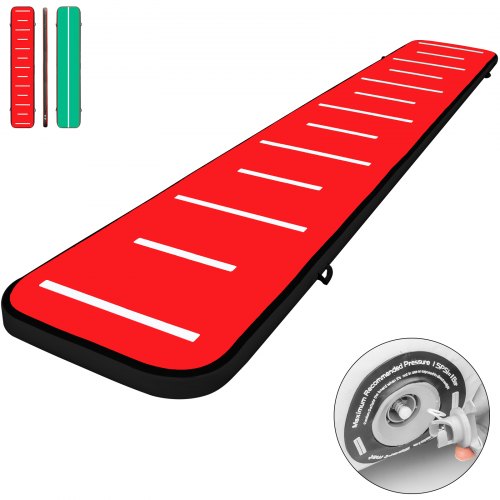 6M Air Track Tumbling Matte Aufblasbare Gymnastikmatte Turnmatte PVC Yoga Mat