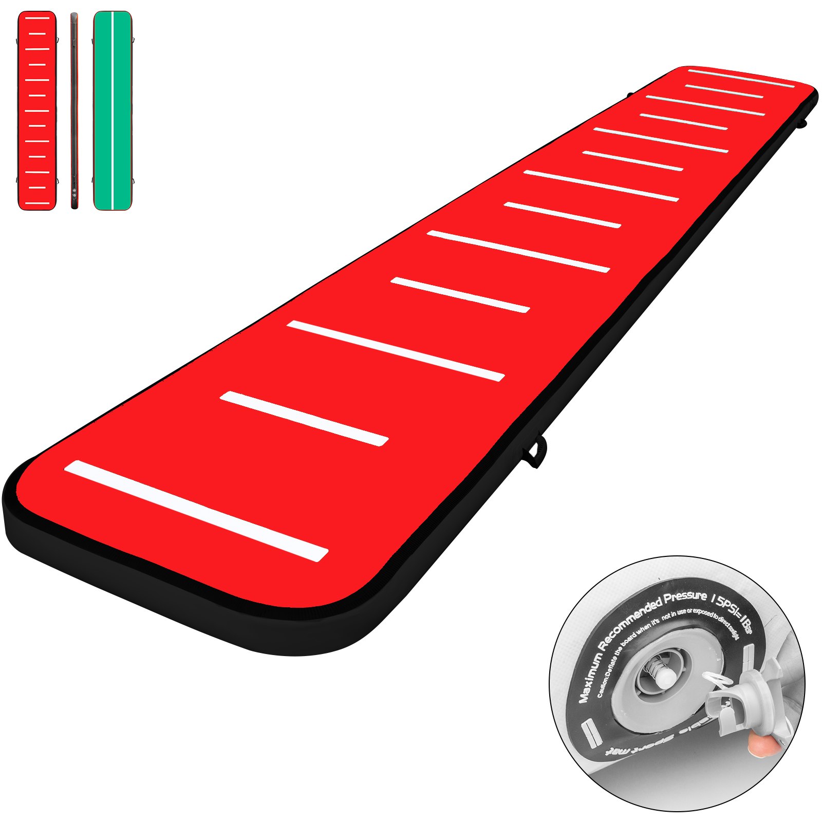 6M Air Track Tumbling Matte Aufblasbare Gymnastikmatte Turnmatte PVC Yoga Mat