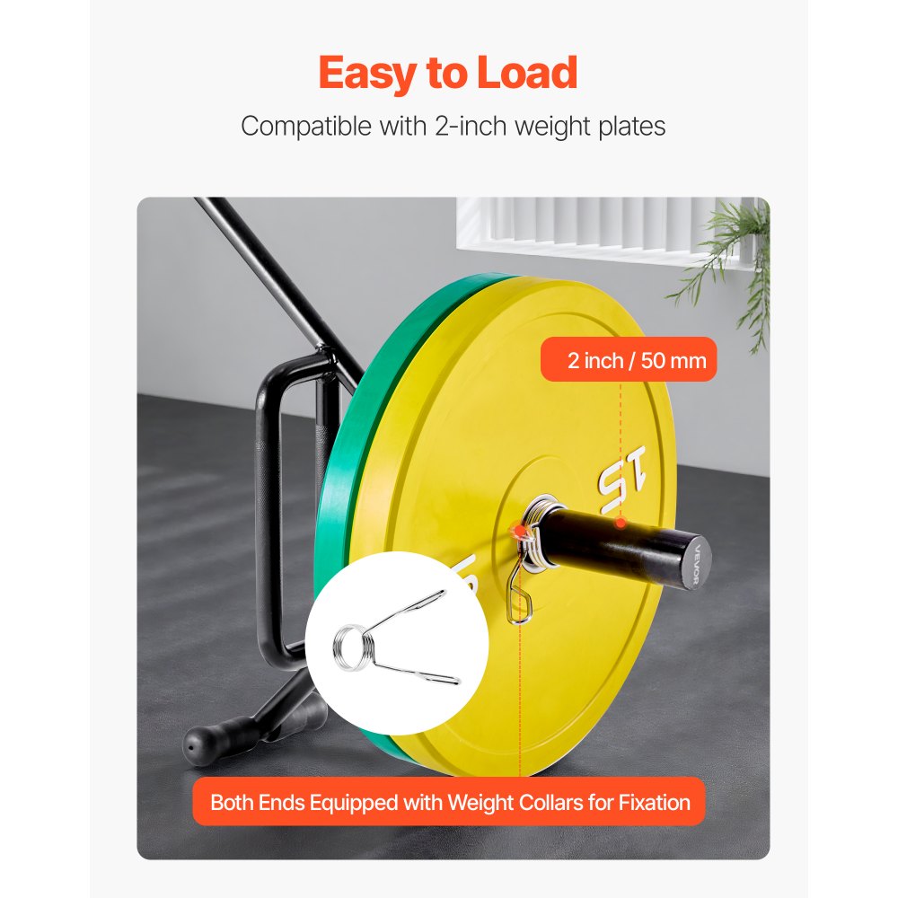 VEVOR Trap Bar Hexagon Hantelstange mit rutschfestem Griff & offenem Rahmen, 50 mm 360 kg Tragkraft, Gewichtheben & Krafttrainingsgerät, Heimfitnessstudio für Kniebeugen Kreuzheben Schulterdrücken