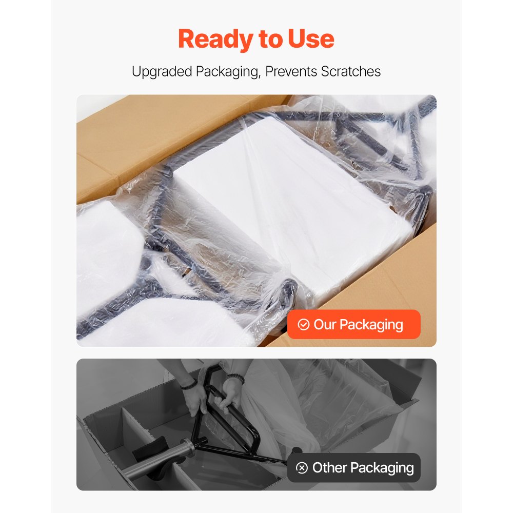 VEVOR Trap Bar Hex Bar, Open-Ended Frame Hex Barbell, 50mm 360 kg Capacity Shrug Bars with Knurled Grips, Weightlifting and Strength Training Equipment, Home Gym for Squats Deadlifts Shoulder Press