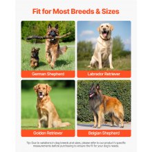 VEVOR Hüftbandage für Hunde, Stützbandage Hundehüfte, Haustier-Kniebandage, Schmerzlinderung, Hundebeinstützen, Hüftdysplasie-Bandage für Hunde mit reflektierendem Rand für Patellaluxation