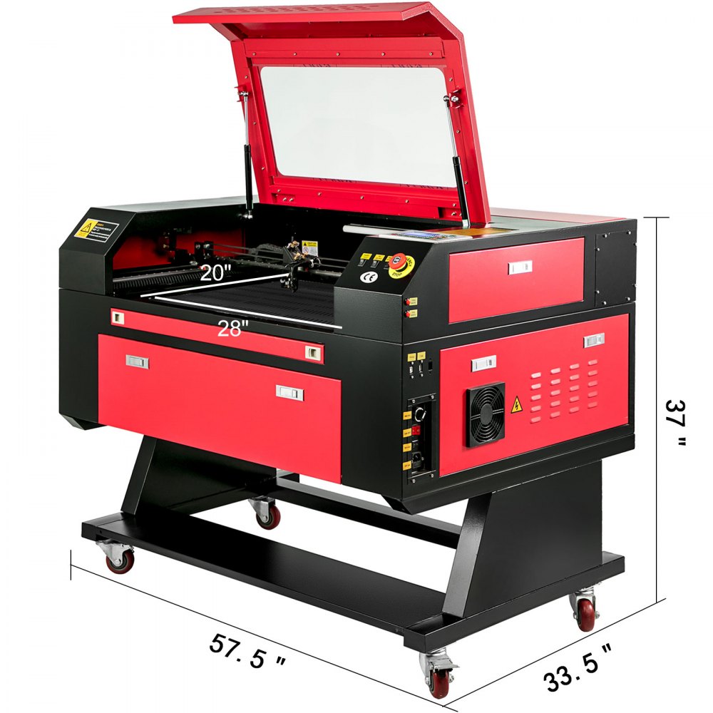 VEVOR 80w USB CO2 Laser Graviermaschine 700x500mm Laser Engraving Maschine USB Anschluss Schneiden 1000mm Pro Sekunde Graviergerät