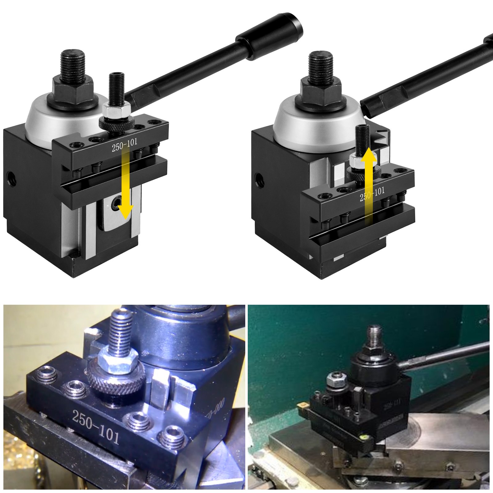 Vevor Drehmaschinen Schnellwechsel Werkzeughalter Kit Drehstahlhalter 250-100