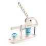 VEVOR Buttonmaschine ⌀32 mm Button Maker Knopfmacher Abzeichenmaschine Weiß, für DIY-Anstecker Pins Schlüsselanhänger, Pin Maker mit 100 Button-Rohlingen Kreisschneider & Zauberbuch Ergonomischem Griff