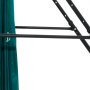 VEVOR Aerial Yogarahmen Schaukelständer mit 6 m langer Yoga-Hängematte (Grün) & max. 200 kg Tragkraft & dreieckiger Struktur & EVA-Schaum, 4-stufige horizontale & 6-stufige vertikale Einstellung