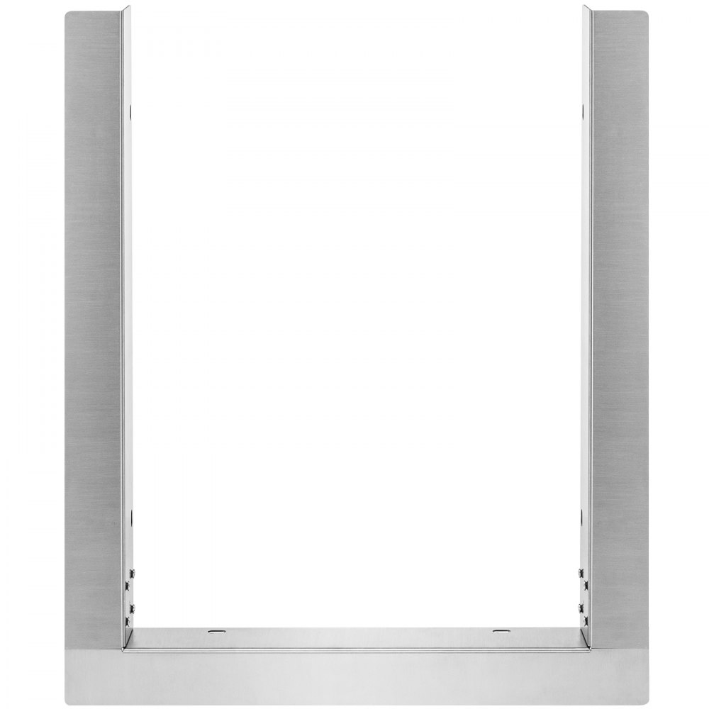 VEVOR Bull Outdoor Products 385x497x50 mm, 2,5 kg Grill-Finish-Rahmen, Edelstahl, Außenveredelungsrahmen Außengrillrahmen 309x457 mm für Doppelseitenbrenner, notwendiger Schutz für Ihre Außenküchen