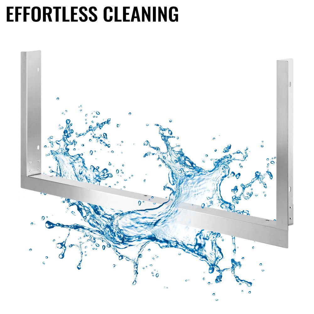 VEVOR Bull Outdoor Products 1149 x 383 mm, Grill Finishing Frame 1,5 mm Dicke 1225 x 421 x 50 mm Edelstahl Rahman Abmesssung, 3 kg Kochfeld Rahmen Adapterrahmen Kochfeld Bull Grill Brenner-Rahmen