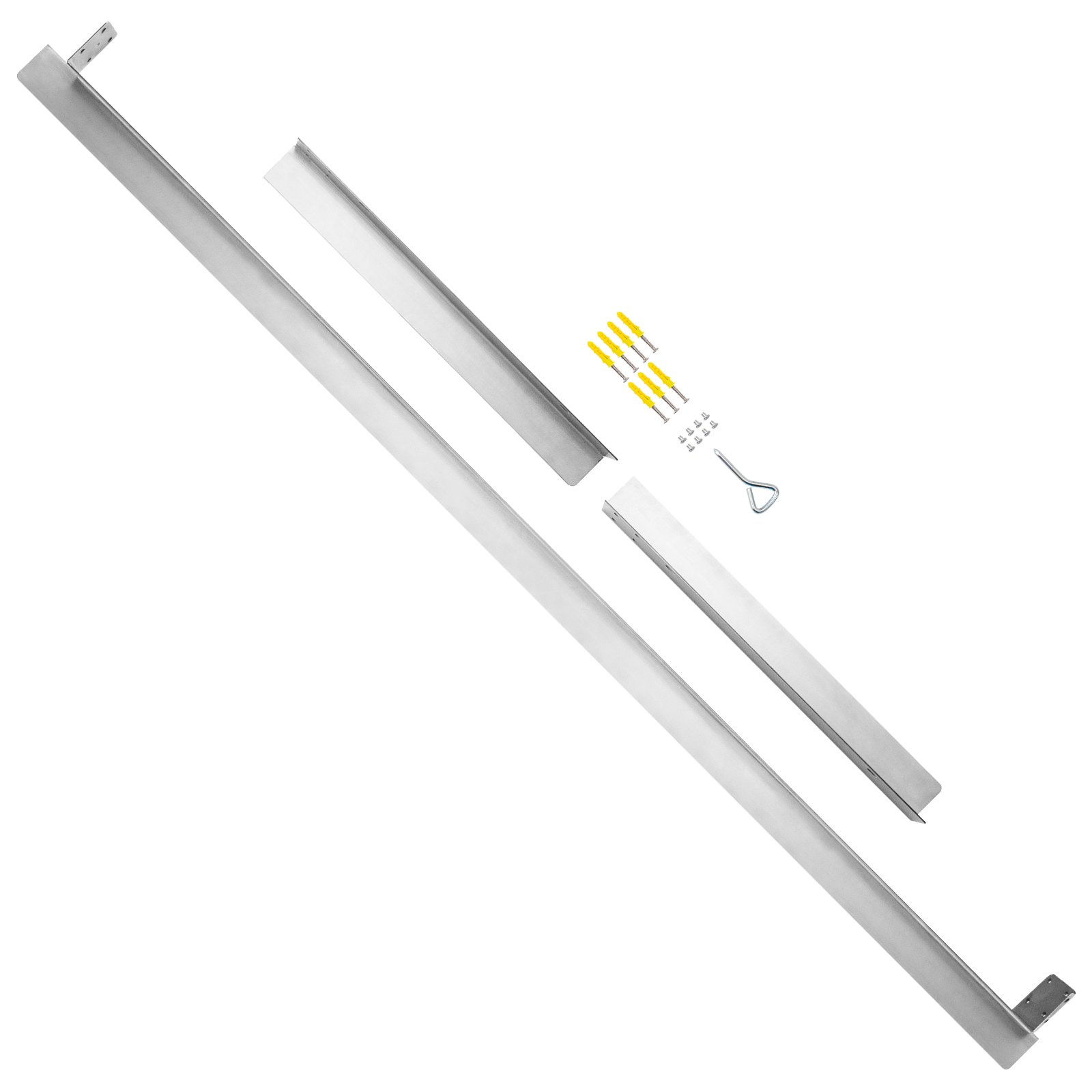 VEVOR Bull Outdoor Products 1149 x 383 mm, Grill Finishing Frame 1,5 mm Dicke 1225 x 421 x 50 mm Edelstahl Rahman Abmesssung, 3 kg Kochfeld Rahmen Adapterrahmen Kochfeld Bull Grill Brenner-Rahmen