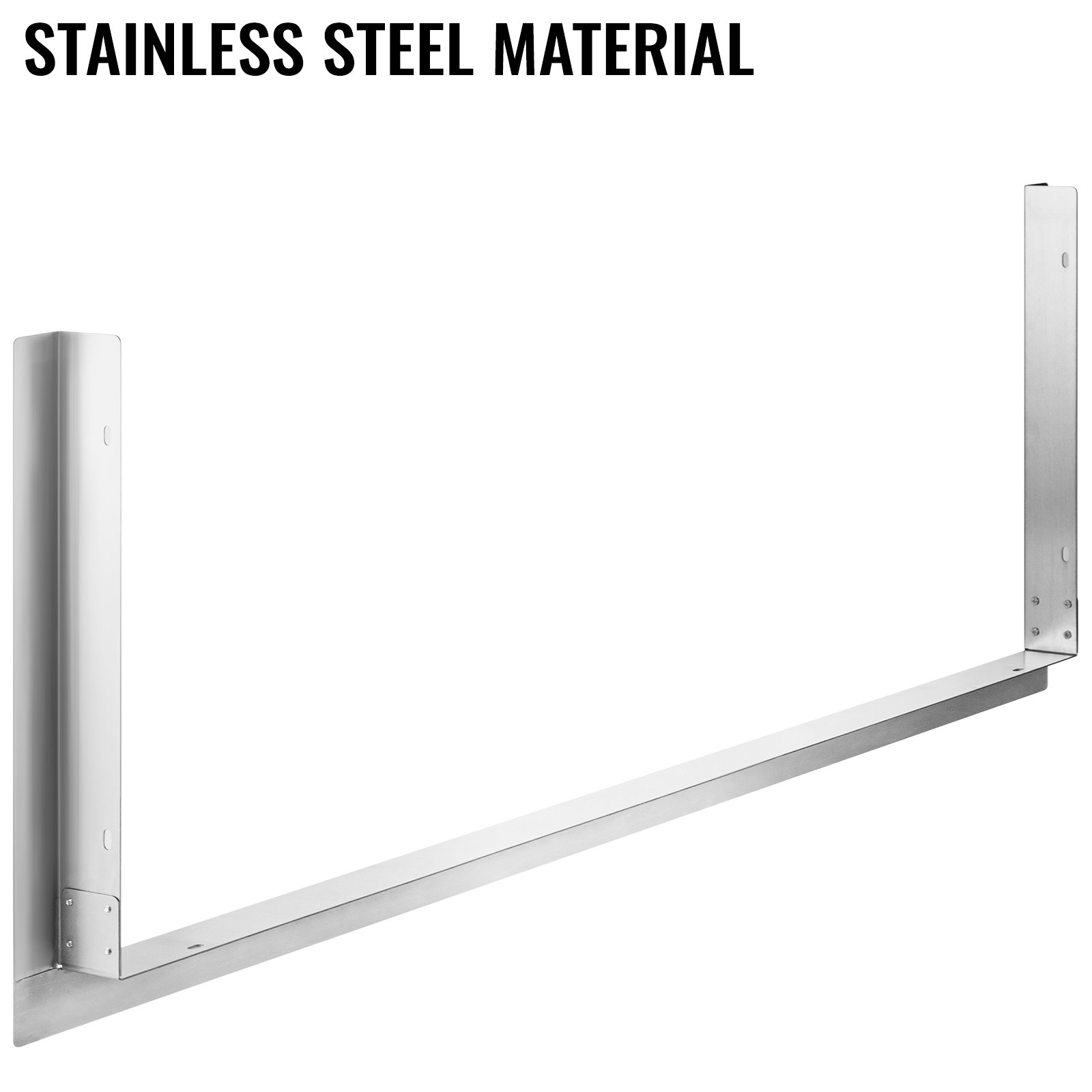 VEVOR Bull Outdoor Products 1149 x 383 mm, Grill Finishing Frame 1,5 mm Dicke 1225 x 421 x 50 mm Edelstahl Rahman Abmesssung, 3 kg Kochfeld Rahmen Adapterrahmen Kochfeld Bull Grill Brenner-Rahmen