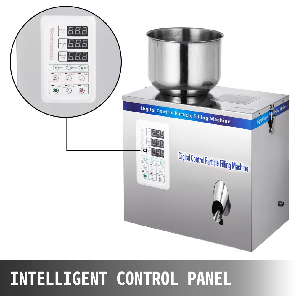 1-25g Puderteilchen Subpackage Wiegen Abfüllmaschine Taschen Rostfreier Stahl