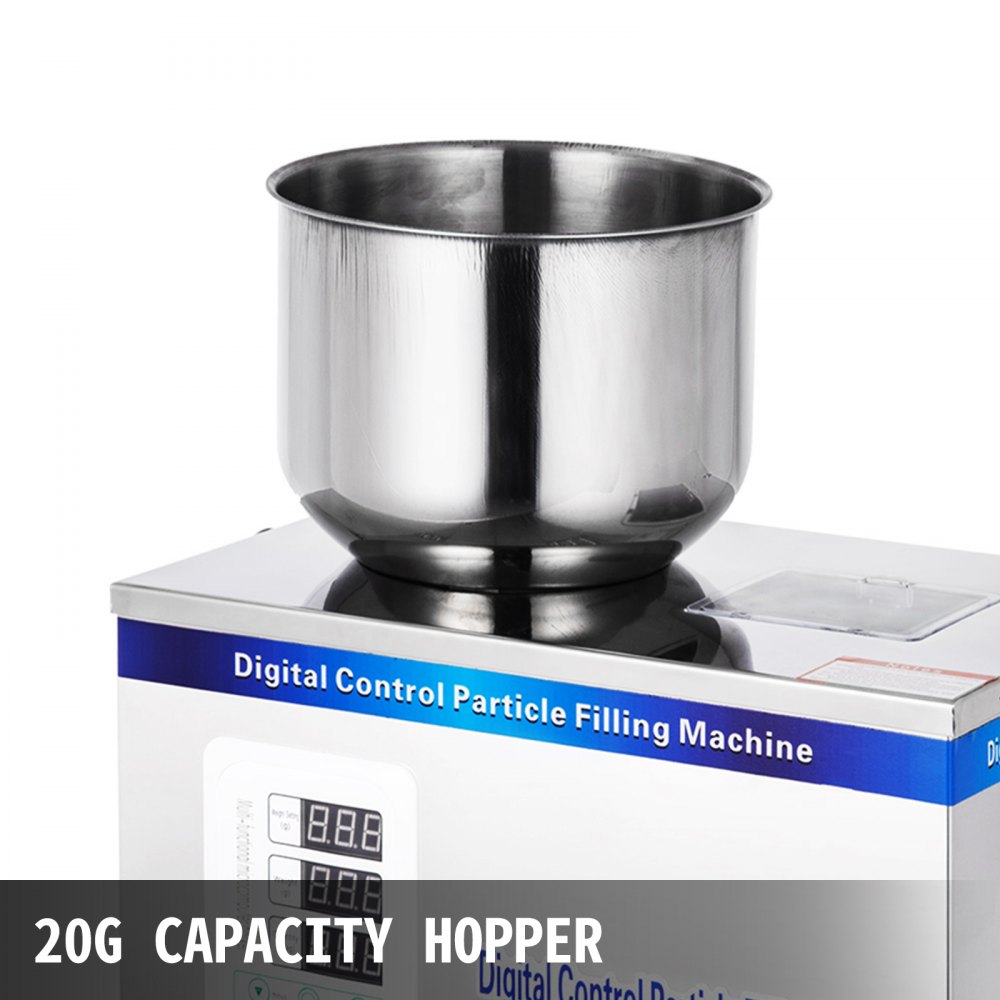 1-25g Puderteilchen Subpackage Wiegen Abfüllmaschine Taschen Rostfreier Stahl