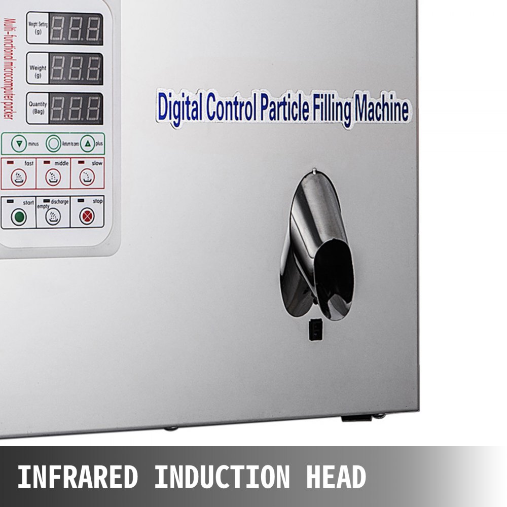 1-25g Puderteilchen Subpackage Wiegen Abfüllmaschine Taschen Rostfreier Stahl