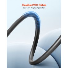 VEVOR XLR-Kabel 30,48 m, 2er-Pack, symmetrische DMX-Mikrofonkabel (Stecker auf Buchse), vergoldete 3-polige XLR-Mikrofon-Lautsprecherkabel, für Bühnenbeleuchtung, Mikrofone, Verstärker, Mischpulte