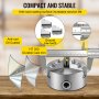 VEVOR K11-100 100mm Drehfutter  3-Backen-Wende-Gusseisen-Einstellung Selbstzentrierend