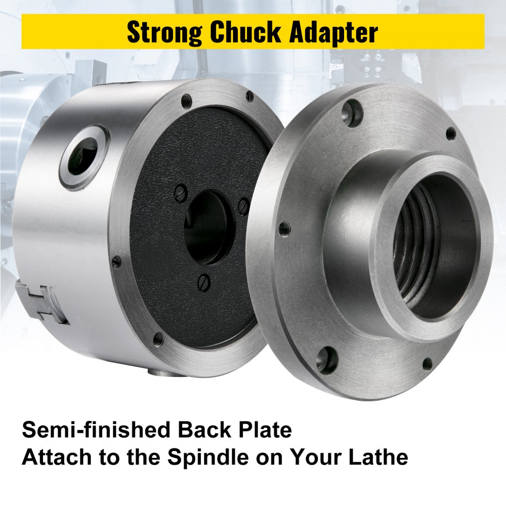 Vevor Drehfutter 3 Backen Drehbankfutter Selbstzentrierendes Spannfutter 160 Mm