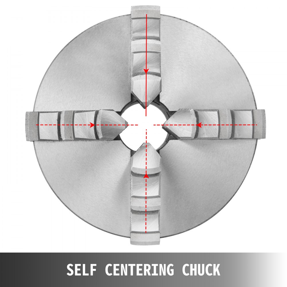 K12-80 80mm Drehbankfutter 3" 4-backen Drehbank 4 Backenfutter Bohrbacken