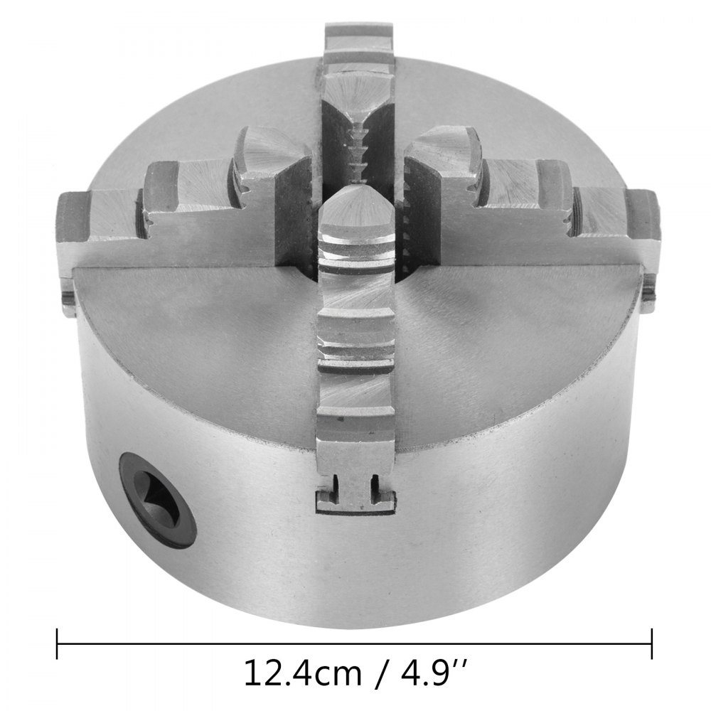 K12-80 80mm Drehbankfutter 3" 4-backen Drehbank 4 Backenfutter Bohrbacken