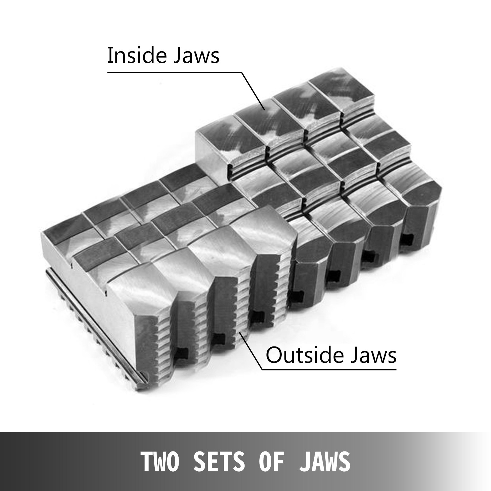 K12-80 80mm Drehbankfutter 3" 4-backen Drehbank 4 Backenfutter Bohrbacken