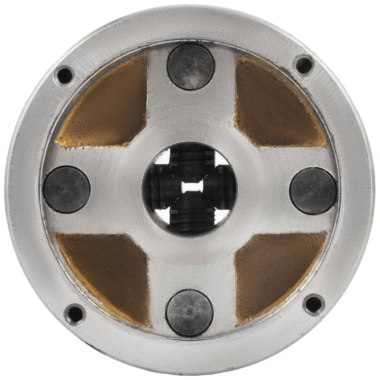 160mm (6 ") 4-Backen-Metalldrehfutter Unabhängige Backen + Spannschlüssel