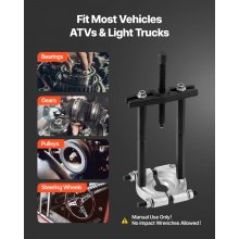 VEVOR Lagerabzieher Set 14-tlg. 5 t Lagertrenner, Ritzelradlager Ausbau Set mit 2/2,8 Zoll Backen, Hochleistungs-Lagerspalter-Werkzeugset mit Koffer Abziehersatz