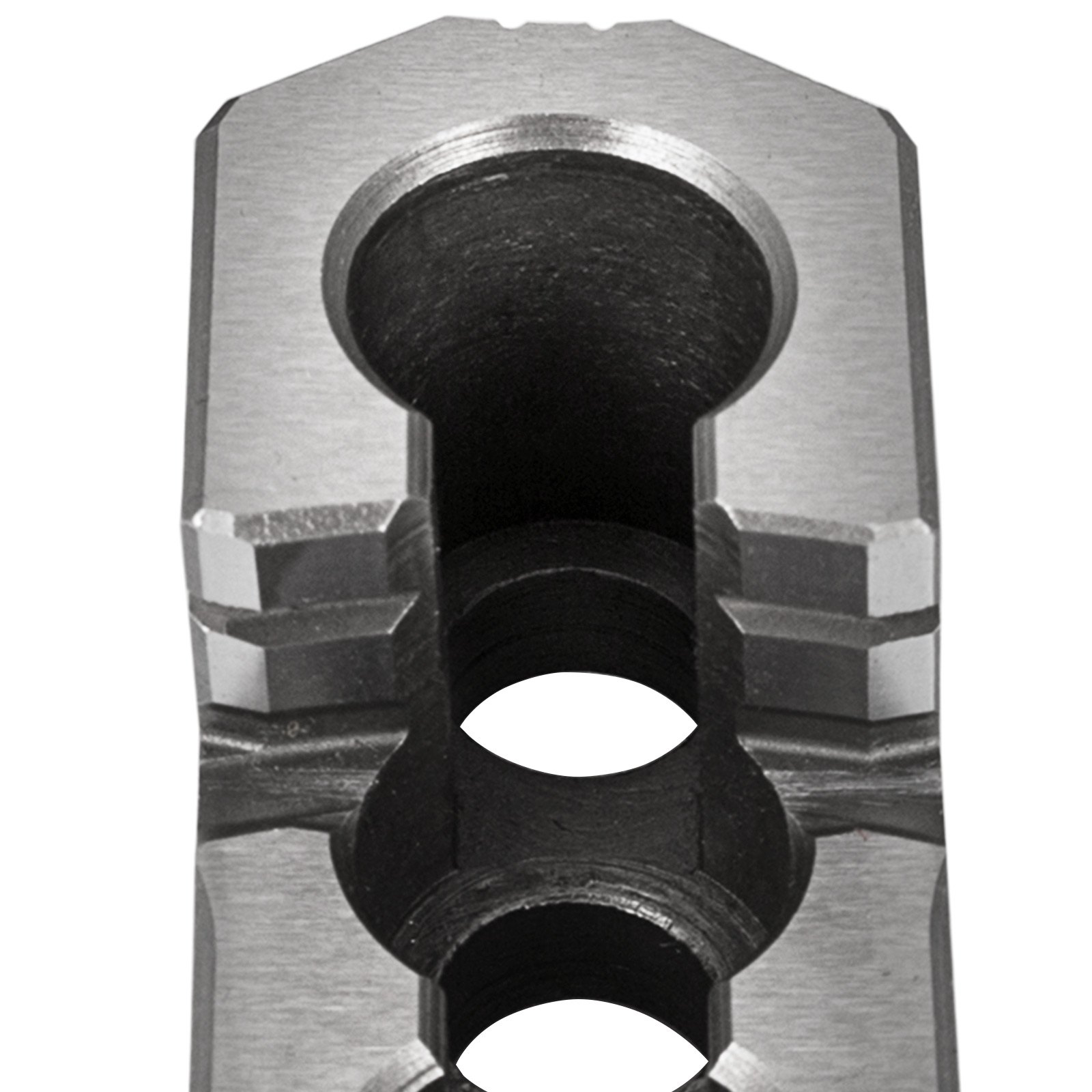 VEVOR Spannbacke 6 Zoll Drehfutter hart 20CrMnTi 1.5mm x 60° Nutbreite 12mm Lochabstand 20mm für Drehmaschine