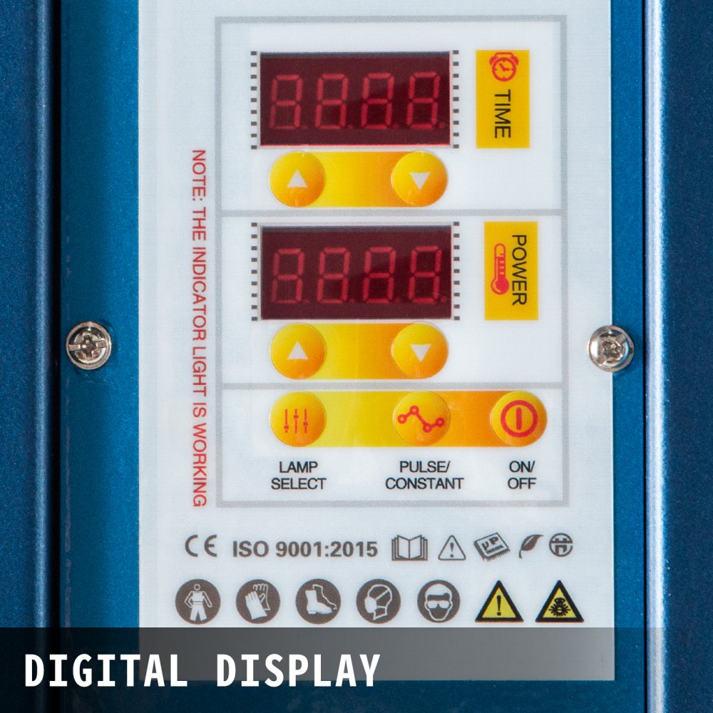 VEVOR Elektro Infrarot Heizstrahler 220V, Heizstrahler Infrarot 2000W, Terrassenstrahler Infrarotstrahler 50 Hz