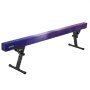 VEVOR Schwebebalken Gymnastik Kinder 241 cm Höhenverstellbar (5-stufig), 158,7 kg belastbarer Gymnastikbalken Turnbalken, Balance Balken Balancierbalken für Fitnessstudio, Galaxy