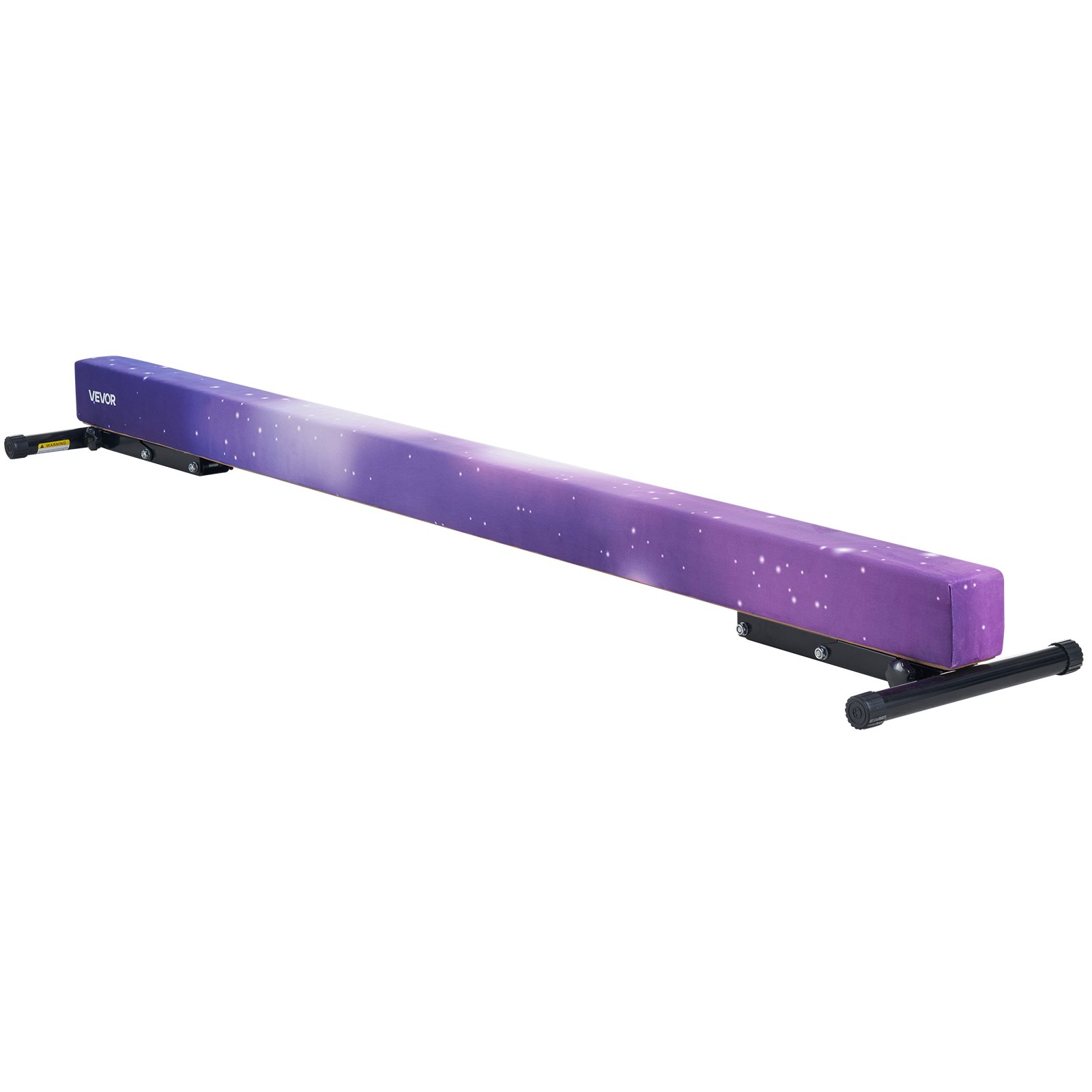 VEVOR Schwebebalken Gymnastik Kinder 241 cm Höhenverstellbar (5-stufig), 158,7 kg belastbarer Gymnastikbalken Turnbalken, Balance Balken Balancierbalken für Fitnessstudio, Galaxy
