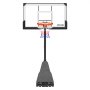 VEVOR tragbarer Basketballständer, 2,3-3,05 m höhenverstellbarer (manuell) Basketballkorb, Basketballanlage mit 139 cm PC-Rückwand, Basketballkorsystem Backboard-Set für Terrassen Schulen