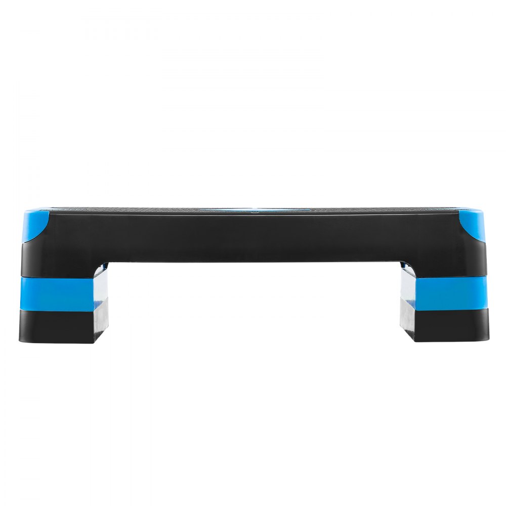 VEVOR Aerobic Stepper, Height-Adjustable Training Board (10.16-20.32 cm), Stepper Fitness with 250 kg Load Capacity, Non-Slip Surface Bench for Home Gym, Cardio Strength Training, Blue